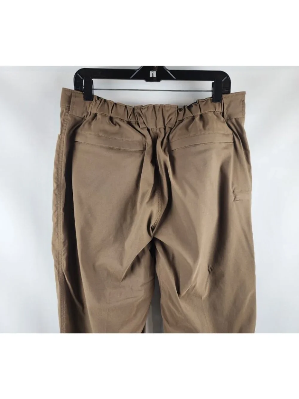 Duluth Trading Pants Mens Lx30 Flex Dry On The Fly Relaxed Brown Cargo